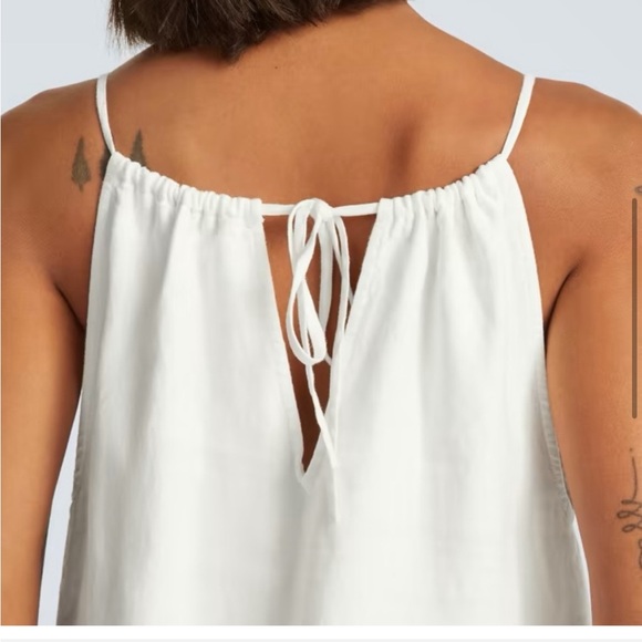 Everlane Dresses & Skirts - Everlane linen apron dress S white
